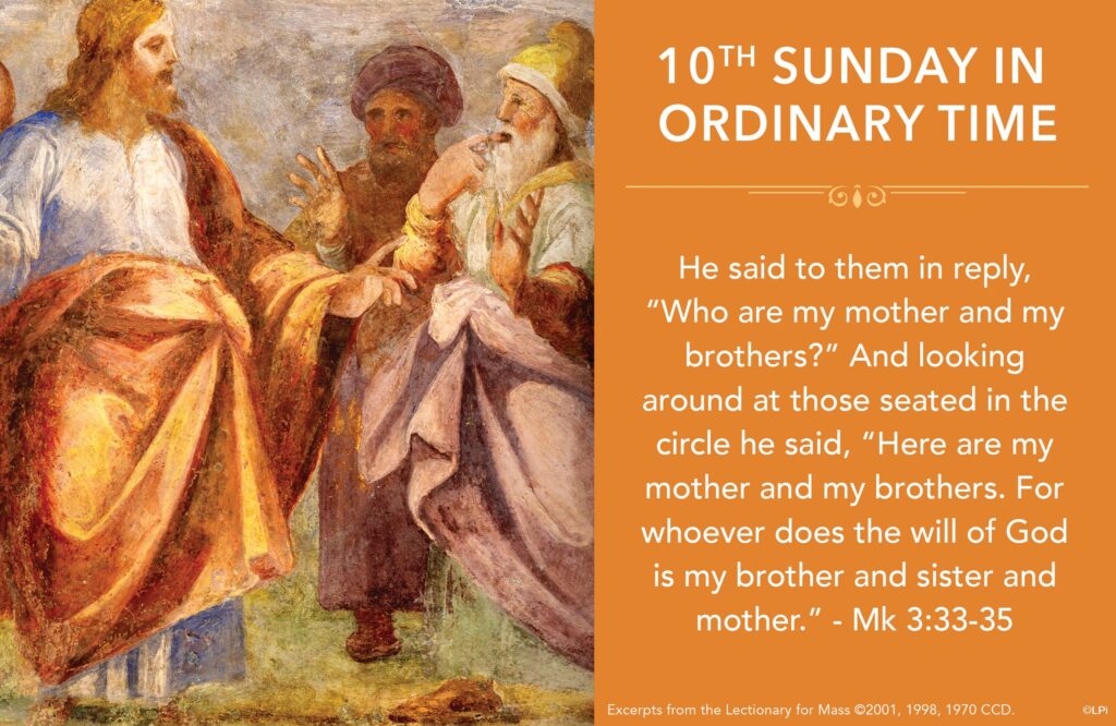 Weekend Bulletin for the 10th Sunday in Ordinary Time -June 9th